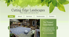 Desktop Screenshot of cuttingedge-landscapes.com